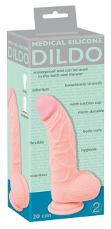 Med. Siliconen Dildo 20 cm 0526673 4