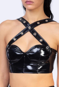 Dominatrix Crossed Top bad034