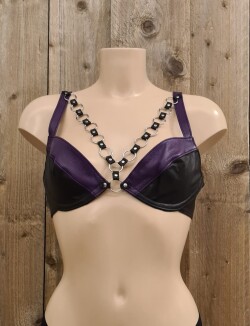 Leren BH met Ringen sub-bh24-biz 1