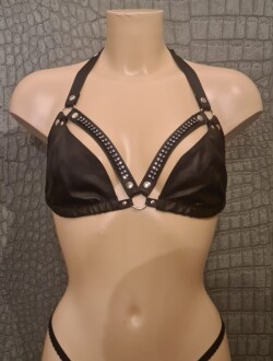 Leren BH Strass SUB-BH53 4