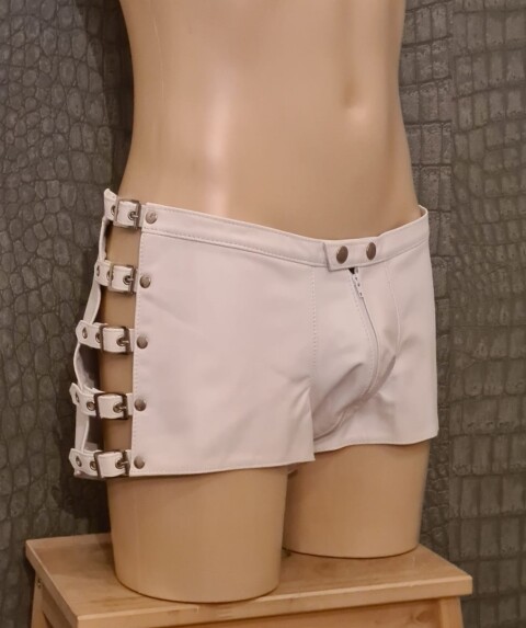 Leren Short Riempjes SUB-Hshort3