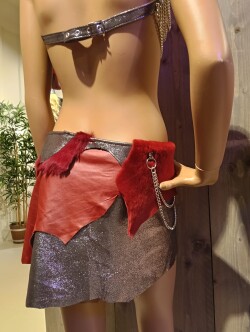 Red Fur Set ketting15/apo-R06 3