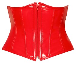 Red Vinyl Waist Cincher 28406853021 4