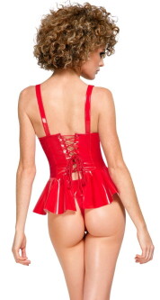 Rode Peplum Top 2830450 5