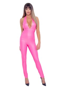 Roze Wetlook Catsuit 2730596 3