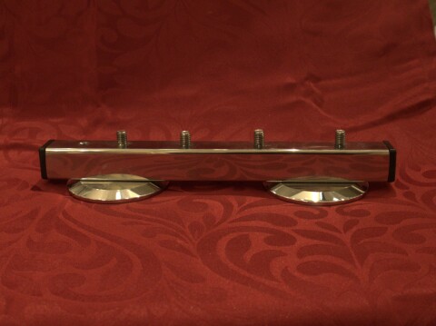 RVS-Showrek voor Pluggen RVS-Rek