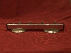 RVS-Showrek voor Pluggen RVS-Rek