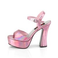 Plateausandaal Pink Hologram Dolly09-PINK 3