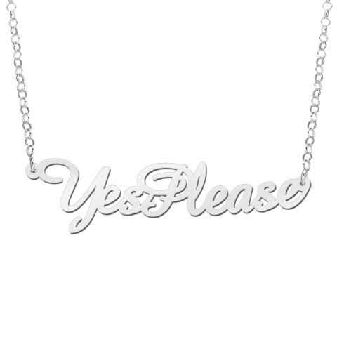 Naamketting Yes Please Namecollar14
