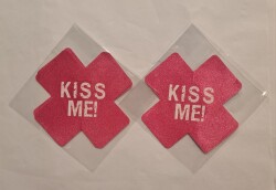 Tepelsticker Kiss Me cross-sticker2 1