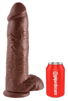 XXL Dildo met ballen 12" /  31 cm 05445660000