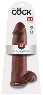 XXL Dildo met ballen 12" /  31 cm 05445660000 4