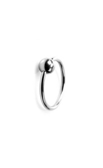Glans-ring met balletje 112-tbj-2069 2