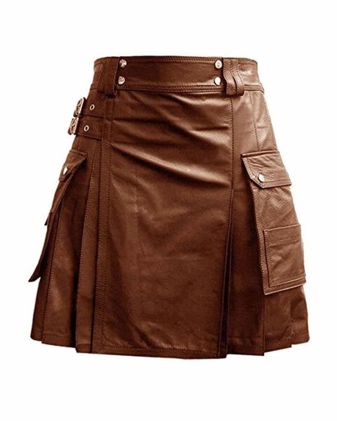 Leren Kilt KT5Brown