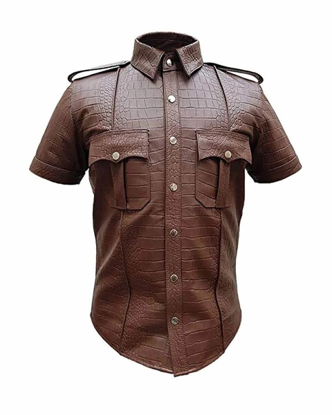 Police Shirt Croco PSHS-Croc