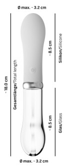 Glas & Siliconen G-Spot Vibrator 555983 3