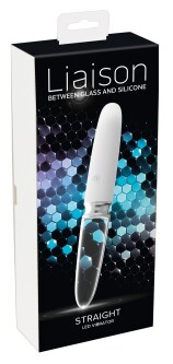 Glas & Siliconen Straight Vibrator 555967 3