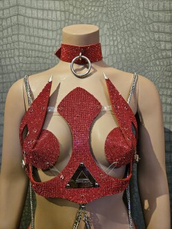 Neptune Bra Crystal neptune rood 6