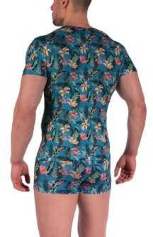 T-Shirt Blue Flower 2-10628 3