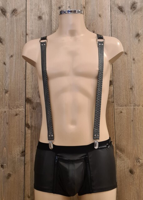 Latex Snakeprint Bretels Melb-15