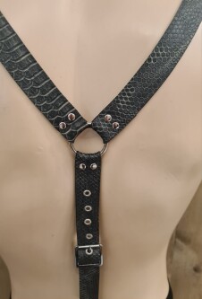 Latex Snakeprint Bretels Melb-15 3