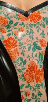 Latex Jurk Roses melb-09 2