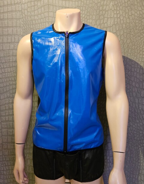 Blauwe Lak Top lak blauw