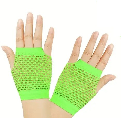 Visnet Neon Handschoenen Kort schimara60