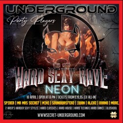 Hard Rave Neon Party partyplayers lelystad
