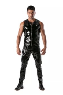 Vinyl Pants TOFF498N 3