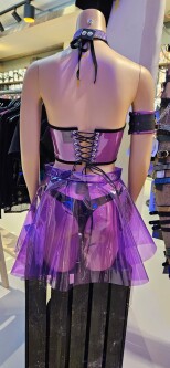 FabFetish Top Purple YS005 4