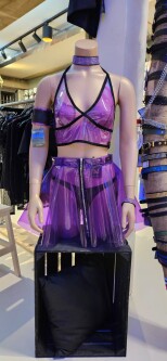 FabFetish Top Purple YS005 5