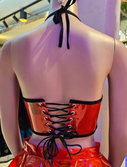 FabFetish Top Red YS007 2